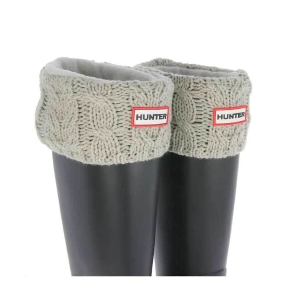 Hunter Stitch Cable Boot Socks - size large